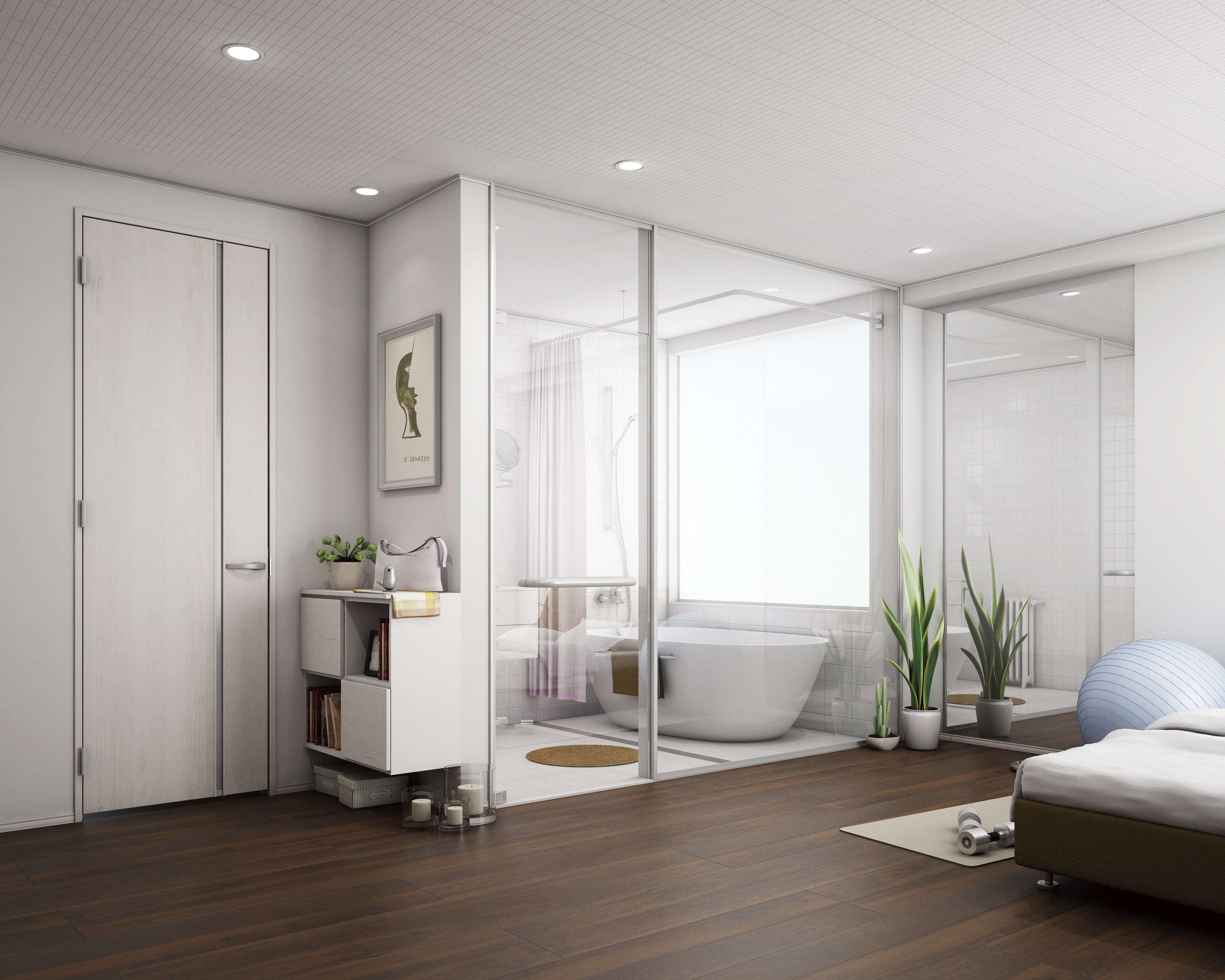 ハピアオトユカ45 ベーシック柄 ミルベージュ YB11545-ML 大建 (LINEクーポン有)(送料無料)大建工業 YB11545-ML